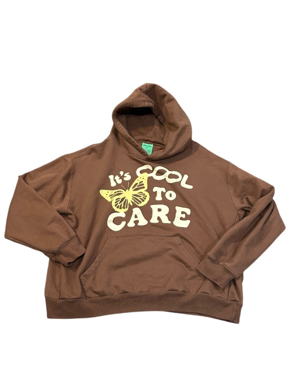 Lonely Ghost Hoodie in Chocolate Brown NWOT Size L Large